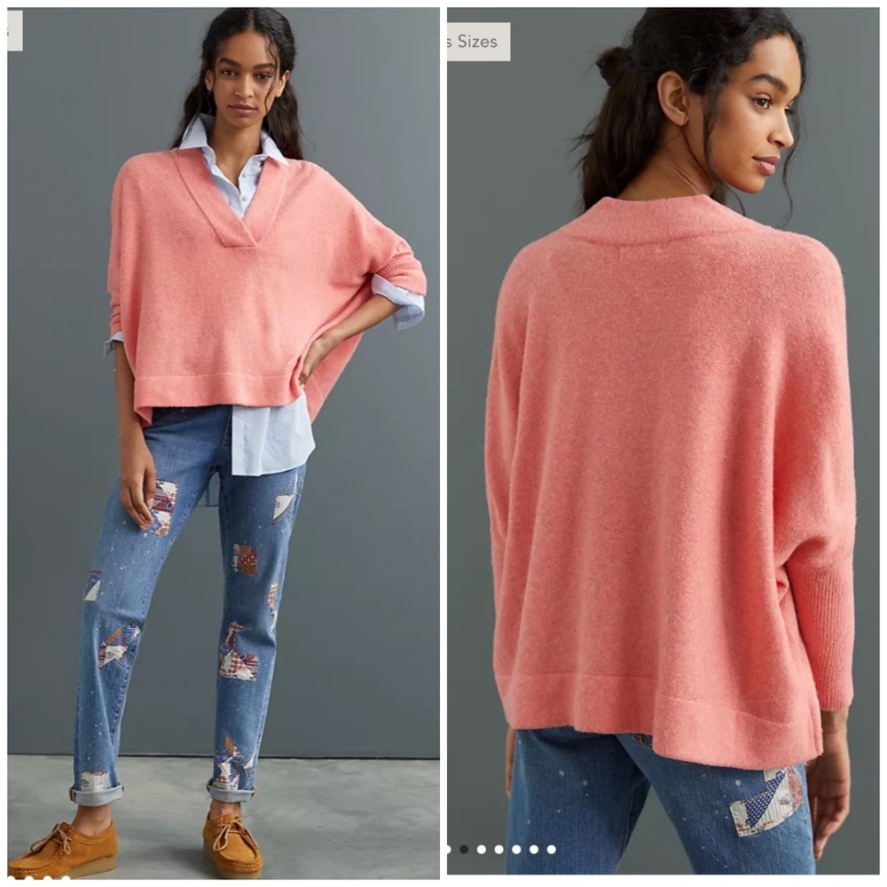 NWT cozy V-neck sweater by Anthropologie